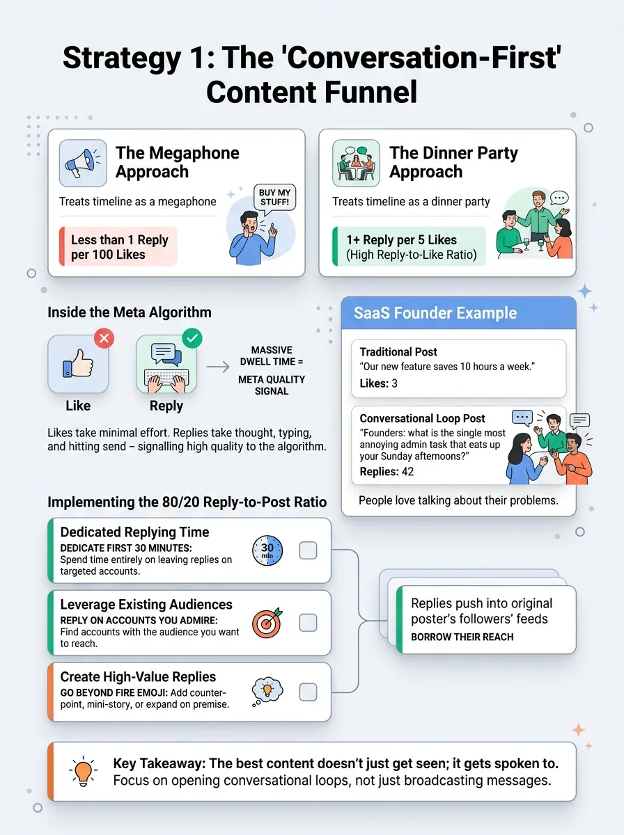 Strategy 1: The 'Conversation-First' Content Funnel