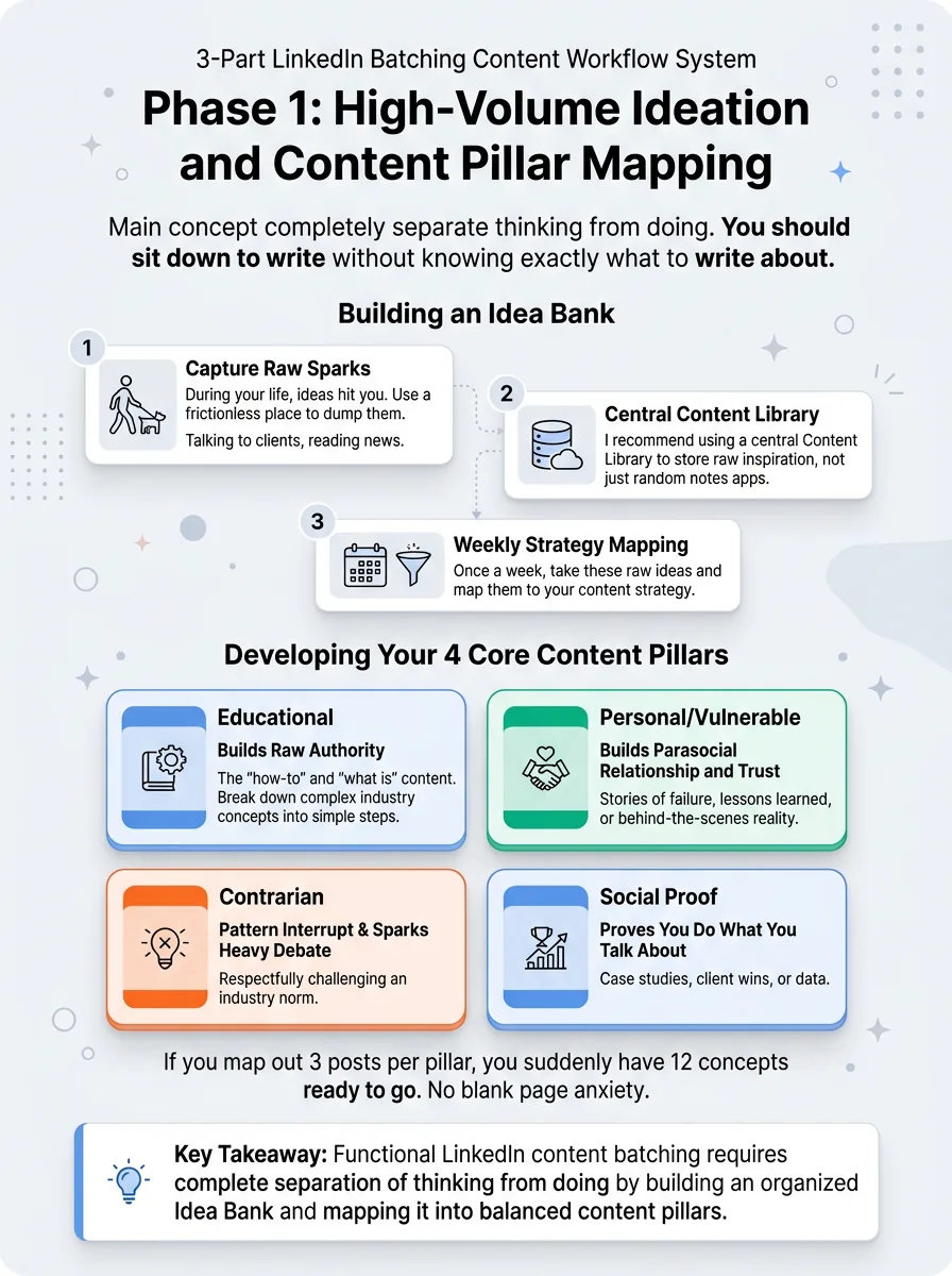 Phase 1: High-Volume Ideation and Content Pillar Mapping