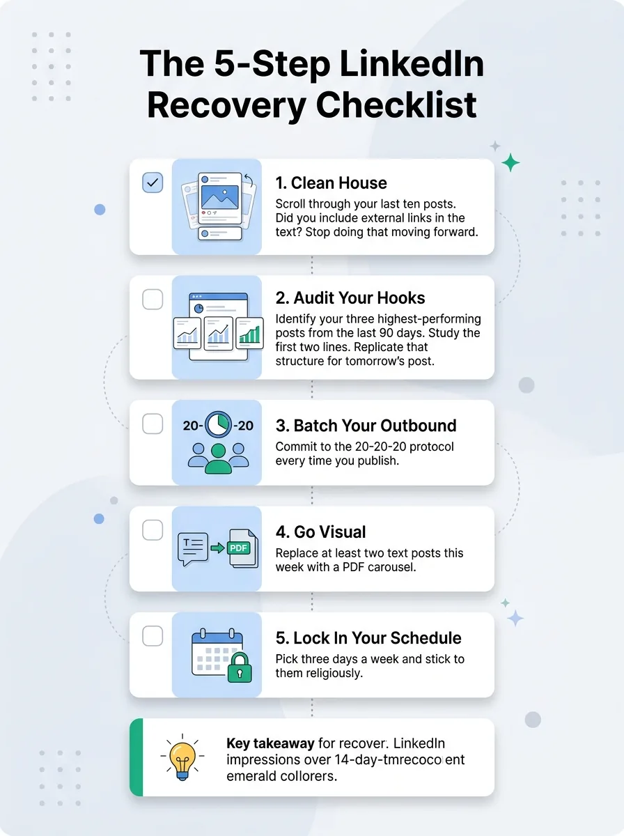 The 5-Step LinkedIn Recovery Checklist