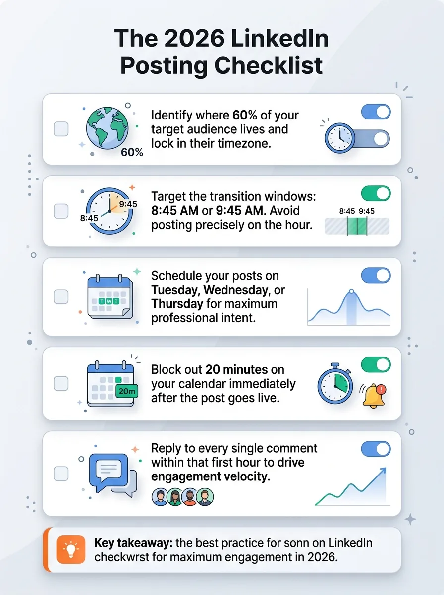The 2026 LinkedIn Posting Checklist